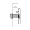 HES SB-MXD door mount bolt kit close-up detail view security installation