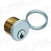 HES PB22 2 inch square green momentary button mounting and installation view