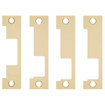 HES 1LB-605 Bright Brass Faceplate Kit