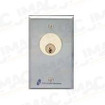 HES MCK-4-4 single gang stainless steel switch plate front view