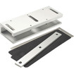 HES GDB-V2M Glass Door Bracket Clear Anodized