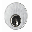 HES CY-1A Mortise Cylinder with 2 Keys Keyed Alike