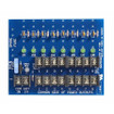 HES PDB-8C1 power distribution unit rear panel with mounting bracket details