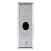 RP-24 Radius Faceplate installation angle showing HES electric strike mounting