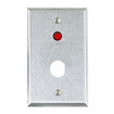 HES RP-07 stainless steel remote plate with red LED indicator for access control