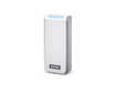 Kantech Signo 20K mullion-mounted HID reader with integrated keypad installation