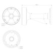 Speco Technologies CLT5 - Speco Technologies CLT5 Ceiling Mount for Fisheye Cameras (view 6)