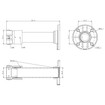 Speco Technologies CLTP1 - Speco Technologies CLTP1 Speco CLTP1 PTZ Ceiling Mount (view 6)