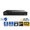Speco N8WNRM8TB 8-Channel NDAA Wall Mount NVR 8TB