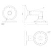 Speco Technologies O5VLWM - Speco Technologies O5VLWM Wall Mount for VLDT5W, O4D6, O8VD1, VLD5 (view 4)