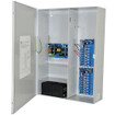 MAXIMAL7 access control power supply rear connections and status display details