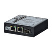 Altronix NETWAYSP2P PoE+ converter ports and fiber connectors detail view