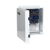 Altronix NETWAYSP4BTWP PoE switch rear panel showing power input and mounting options