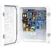 Altronix NETWAYSP4BTWP PoE switch rear panel showing power input and mounting options
