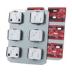 T2MK34WL Altronix integrated power system mounting bracket detail