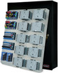 Altronix blank backplane TROVE3BL3SX interior layout with DIN rail mounting system