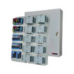 Altronix TROVE3V3 enclosure front panel showing status indicators and control interface