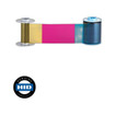 HID 084922 YMCKK color ribbon cartridge front view detail