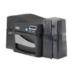 HID 55418 Fargo DTC4500e L1 MAG 5127 card printer front view with display panel