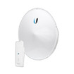 Ubiquiti AF-11 airFiber bridge antenna and ports detail shot