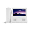 Ubiquiti UTP-TOUCHMAX-WHITE UniFi Talk white touchscreen desk phone front view