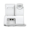 Ubiquiti UTP-TOUCH-WHITE white VoIP telephone handset and base station connectivity