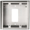 Aiphone SBX-2G/A 2-Gang Stainless Steel Surface Mount Box