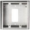 Aiphone SBX-2G/A 2-Gang Stainless Steel Surface Mount Box