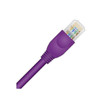 Paige Electric 71065410PR 10' CAT 6 Patch Cable Booted Purple (view 2)