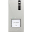 Comelit 4899M stainless steel push button front panel close-up detail view