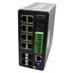 Transition Networks SISGM1040-284-LRT 12-Port Managed Hardened