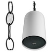 Valcom V-1093-BK 6' Extension Chain for Pendant Speakers