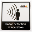 Axis Radar Detection Sticker (10 pcs), 01551-001