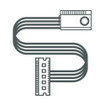 Epson CEPS-CAT5BLK 7' Cat5 Patch Cable with Boot