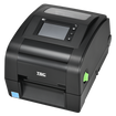 TSC DHXX0-00-A0-12-1P Wi-Fi thermal printer side angle showing connectivity ports