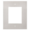 2N IP Verso 1 Module Nickel Wall Installation Frame