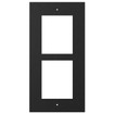 2N IP Verso 2 Module Black Wall Installation Frame - 01281-001