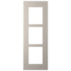 2N IP Verso 3 Module Nickel Wall Installation Frame - 01282-001