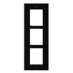 2N IP Verso 3 Module Black Wall Installation Frame - 01283-001