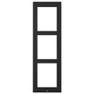 2N IP Verso 3 Module Black Surface Installation Frame - 01292-001