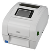 TSC TH340HC-A001-0001 thermal transfer label printer front view with display screen