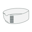 Zebra 10043009K mobile wristband device with touch interface detail