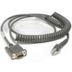 Zebra CBA-R37-C09ZBR 9ft RS232 Serial Cable