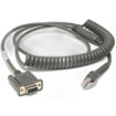 Zebra CBA-R37-C09ZBR 9ft RS232 Serial Cable