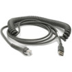 Zebra CBA-U29-C15ZBR 15ft Shielded USB Coiled Cable - Image 2