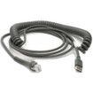 Zebra CBA-U29-C15ZBR 15ft Shielded USB Coiled Cable