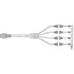 Zebra CBL-DC-380A1-01 4-Way DC Power Cable - Image 2