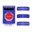 STI CP-SS43-EN Stopper Station 3-Pack Blue
