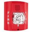 System Sensor P2RK-R red wall-mount horn strobe 2-wire fire alarm device front view