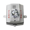 System Sensor P2WHK white 2-wire wall-mount horn strobe alarm device